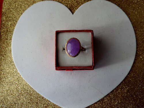 925 silver ring - gold, plated