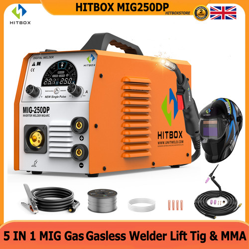 Hitbox 5in1 gas gasless mig - 5in1,