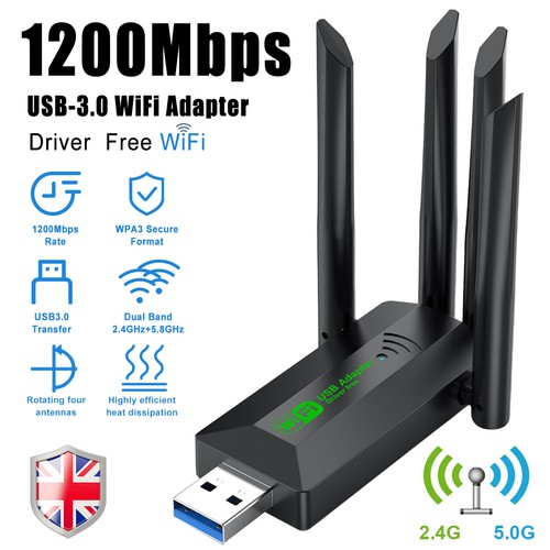 1200mbps dual band - 1200mbps, 2.4/5g