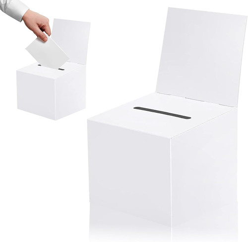 Cardboard ballot box - cardboard, box,paper