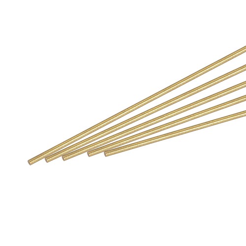 10pcs brass solid round rod - brass,