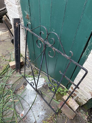 Antique wrought iron gate - wrought,
