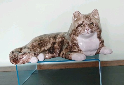 Vintage winstanley pottery - vintage, cat