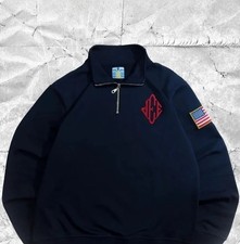 Vintage Navy Blue Quarter Zip
