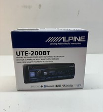 ALPINE CAR/Van Bluetooth USB Stereo iPhone Android Mechless Aux UTE200BT OPENBOX