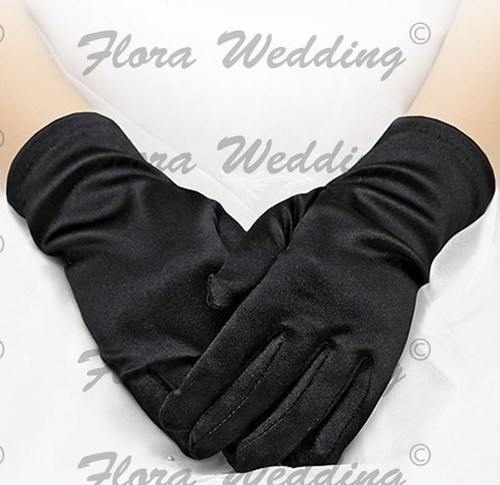 Girl satin wrist length - satin,