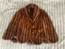 Vintage Fur Stole Shawl Wrap