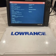 Lowrance HDS-12 Carbon Sonar Fish Finder Display With Suncover