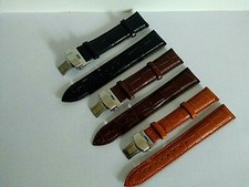 For TAG Heuer Watch Genuine Leather Strap Band Clasp 18/19/20/21/22/24 mm UK