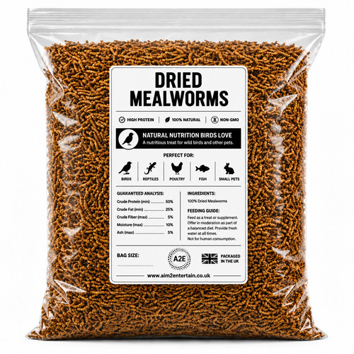 Dried mealworms premium - dried,