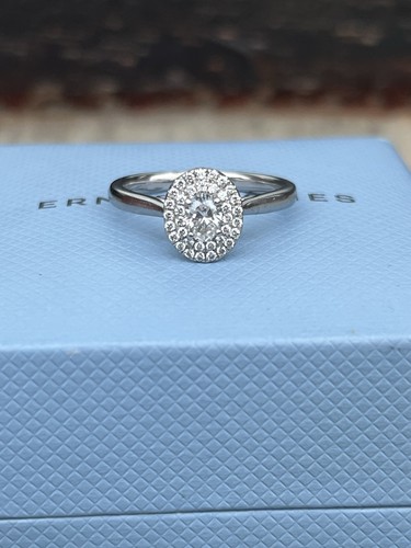 Platinum 50ct diamond oval - platinum,