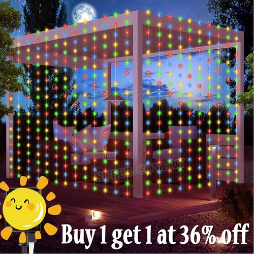 300led upgraded solar curtain - upgraded,