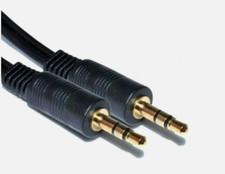 5m 3.5mm Jack to Jack Aux Cable STEREO Audio Auxiliary Lead PC Car GOLD