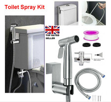 Stainless Steel Handheld Douche Bidet Toilet Spray Shower Shattaf Diverter Kit