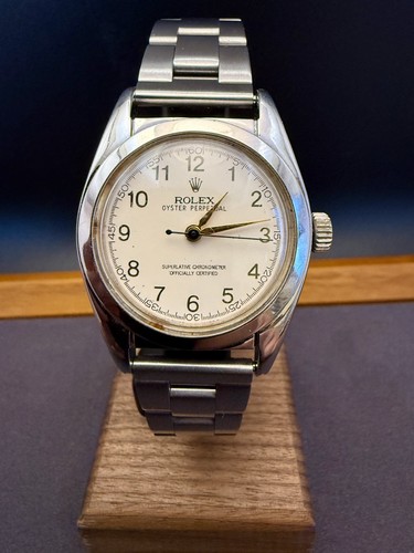 Rolex oyster bubble - bubble, back