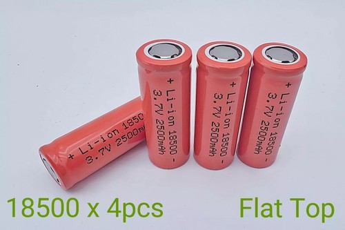 4pcs 18500 rechargeable - 18500,
