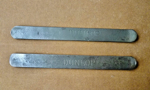 Vintage dunlop tyre levers - x,