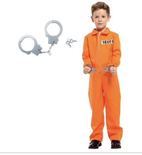Kids orange prisoner inmate - kids,