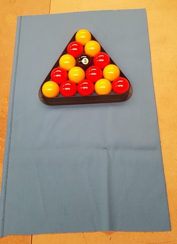 Pool table racking cloth - racking,