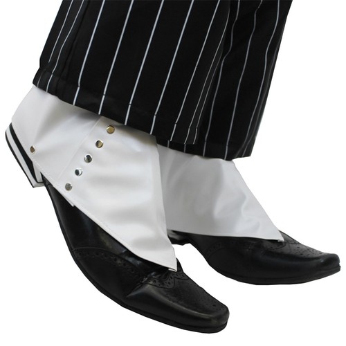 Gangster spats white - white, 1920's