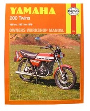 Haynes Manual For Yamaha RD200 73-76, RD200DX 74-78, YCS-3E, YCS-5E 71-73