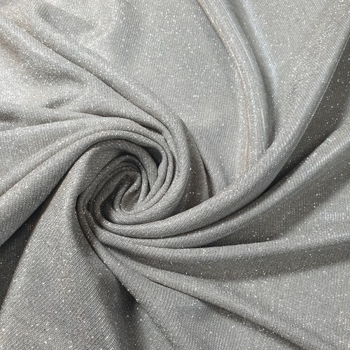 Ivory sparkle glitter stretch - glitter,