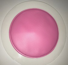 1 TAX DISC-PERMIT HOLDER  - ref pink  in self cling - (produced in the uk)