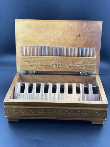Vintage carved wooden - vintage,