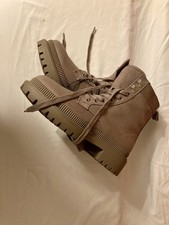 H&M Chunky Canvas Boots - Dark