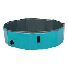 Trixie Dog Pool Pet Swimming Non-Slip Base - Drainage Plastic/MDF Paddling Bath