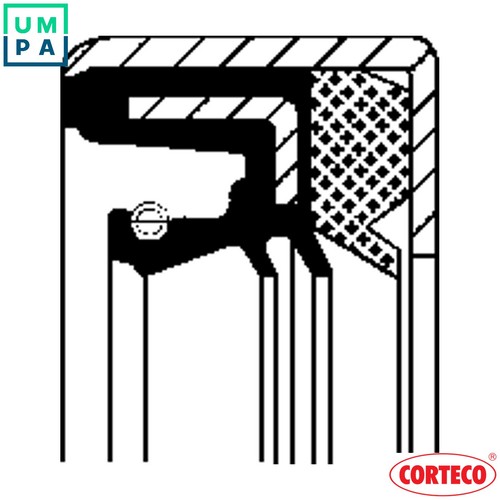 Shaft seal manual transmission - shaft,