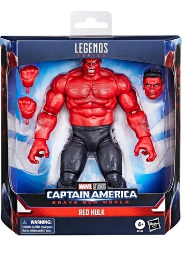 Marvel legends series red - legends, hulk