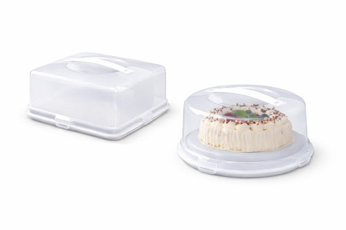 Plastic cake storage box - cake,