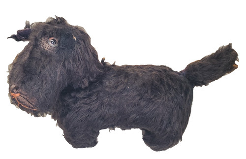 Antique steiff terrier dog - antique,