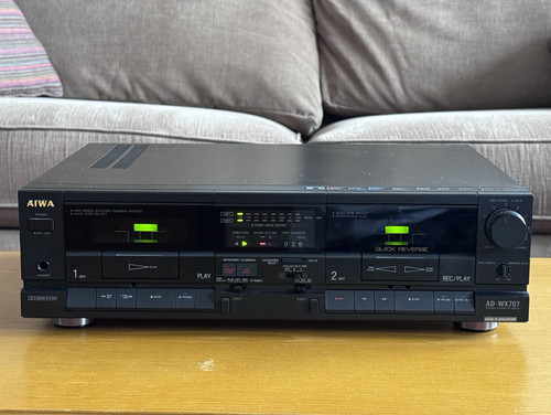 Aiwa wx707 twin cassette - -,
