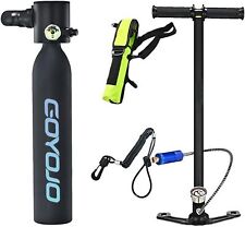 0.5L Scuba Tank Diving Equipment Underwater Breath Cylinder Oxygen w/ Pump C Set