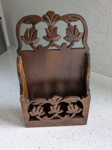 Vintage wooden fretwork letter - fretwork,