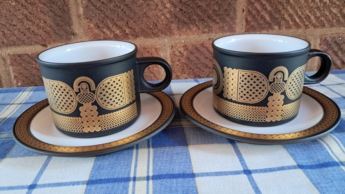 Hornsea pottery midas cups - pottery,