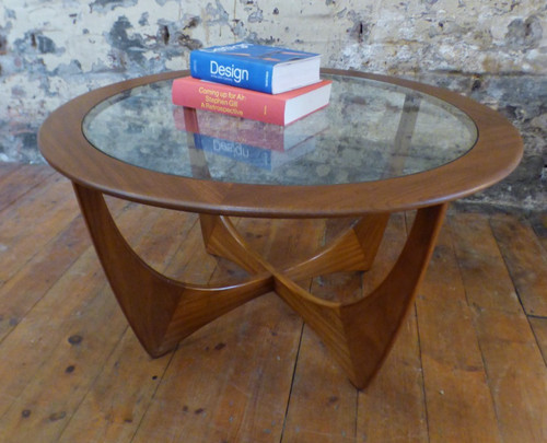 Vintage plan teak glass - vintage, g