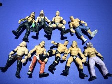 WWE Wrestling Miniature Wrestler Figures x 9 JAKKS 2006 