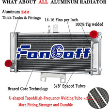 Aluminum Coolant Radiator For