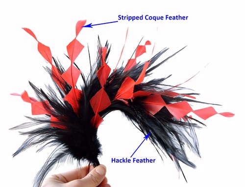 Goose hackle feather twisted - hackle,