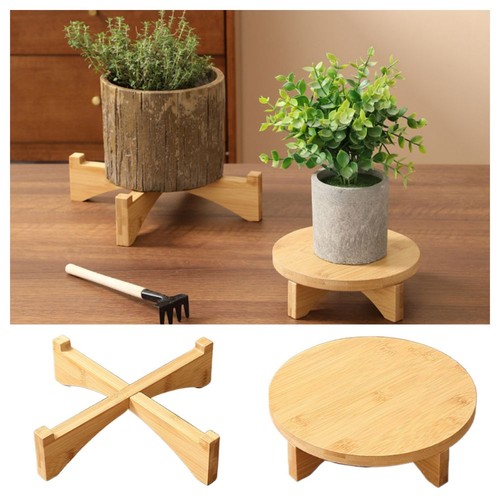 Wooden bonsai display - display, stand