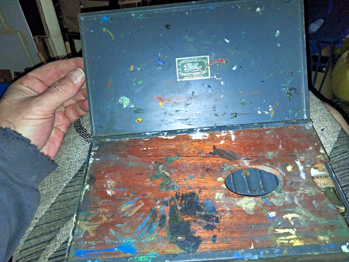 Antique winsor newton metal - winsor,