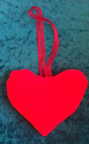 Barbie pink soft - jersey, heart