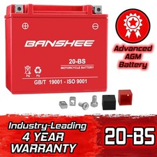 YTX20CH-BS 12V AGM Battery For 1996-2009 Kawasaki Vulcan VN1500 For  Meanstreak