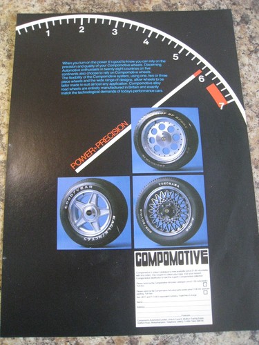 Compomotive wheels 1986 advert - compomotive,