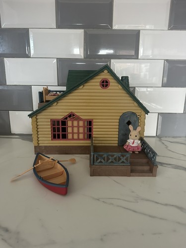 Sylvanian families log cabin - sylvanian,