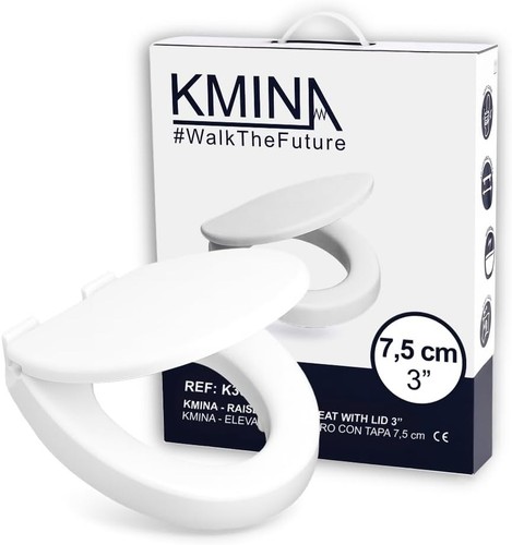 Kmina raised toilet - raised, soft