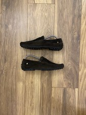 Fairfax & Favor Monte Carlo Chocolate Brown Driving Shoes Size UK 8 - Loafers